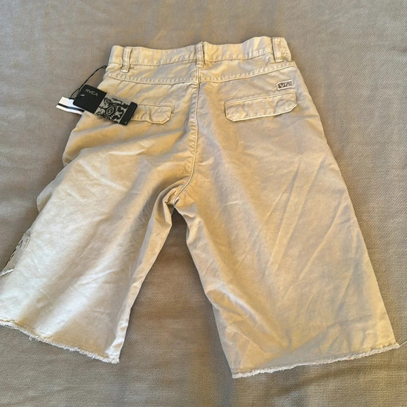RVCA artist network program by PM TENORE army cargo shorts size 28 NWT - Picture 5 of 8